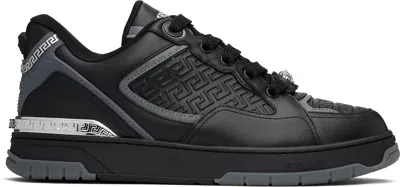 Versace Sneaker With Greek In Black