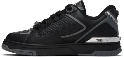 Versace Sneaker With Greek In Black