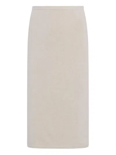 Rosetta Getty Gestrickter Rock In White