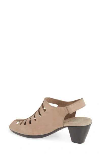 Munro Abby Sandal In Taupe Nubuck
