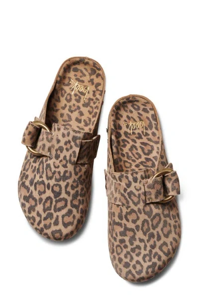 Beek Vulture Cheetah Print Mule
