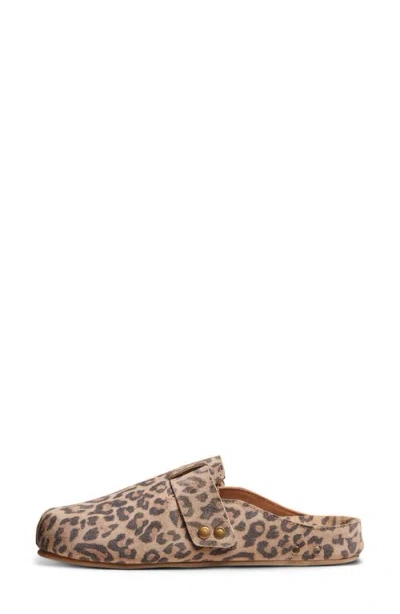 Beek Vulture Cheetah Print Mule
