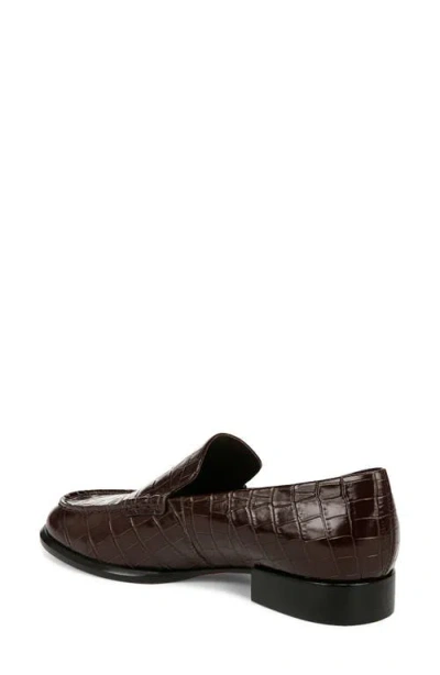 Vince Naomi Croco Embossed Loafers