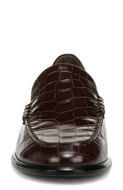 Vince Naomi Croco Embossed Loafers