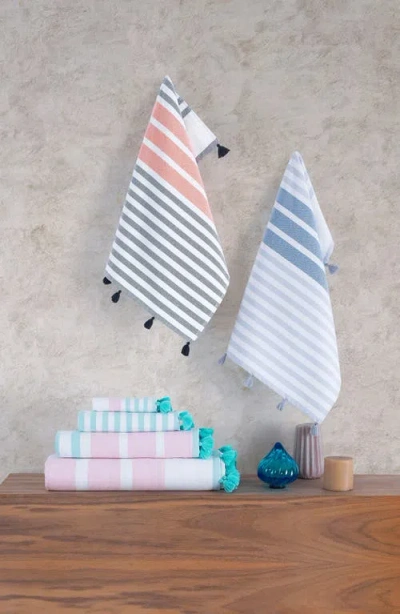 Brooks Brothers Pesthemal Turkish Cotton 3-piece Towel Set In Blue