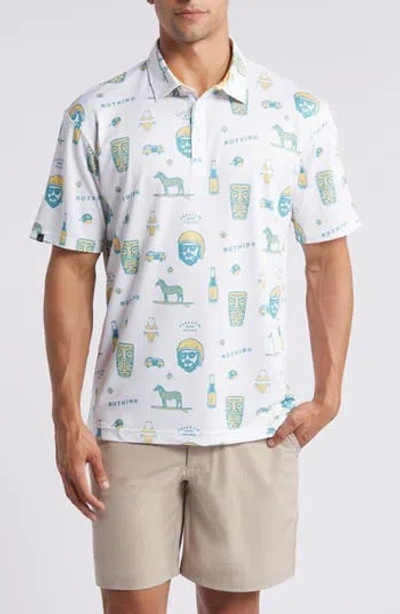 Swannies Jerry Icon Print Golf Polo