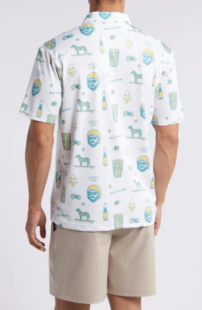 Swannies Jerry Icon Print Golf Polo