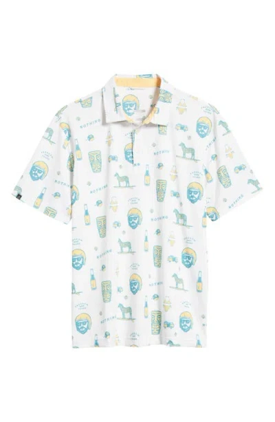 Swannies Jerry Icon Print Golf Polo