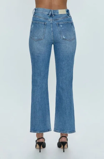Pistola Ally Raw Step Hem High Waist Crop Bootcut Jeans