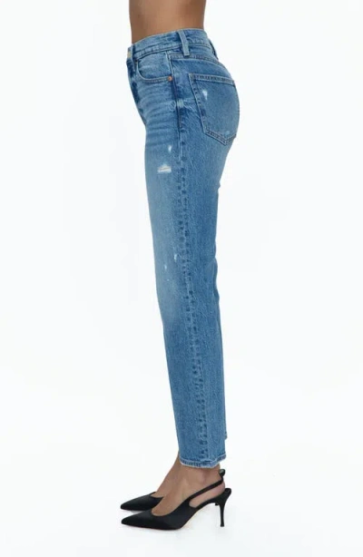Pistola Ally Raw Step Hem High Waist Crop Bootcut Jeans