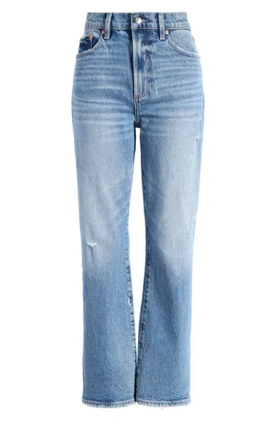Pistola Ally Raw Step Hem High Waist Crop Bootcut Jeans