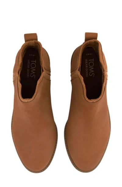 Toms Hailey Water Resistant Leather Bootie