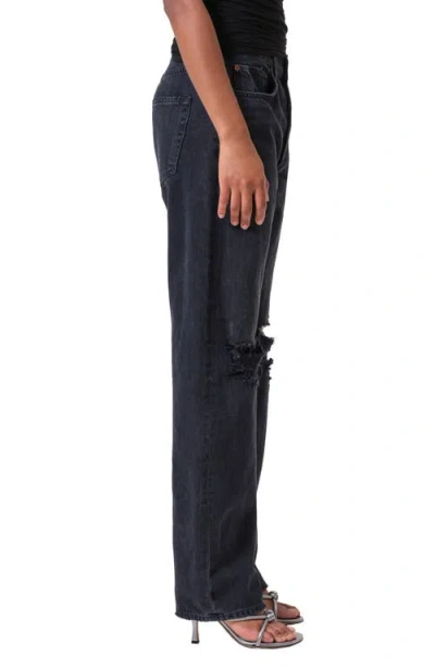 Agolde Kelly Ripped High Waist Relaxed Straight Leg Jeans