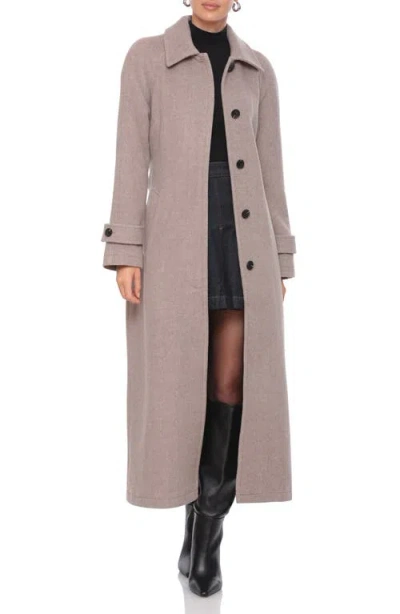 Avec Les Filles Button Back Belted Coat