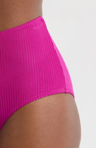 Lemlem Elsi High Waist Rib Bikini Bottoms