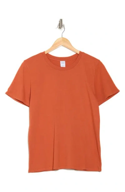 Melrose And Market Washed Cotton Crewneck T-shirt In Blue