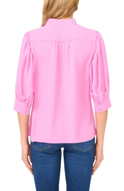 Cece Puff Sleeve Button-up Shirt