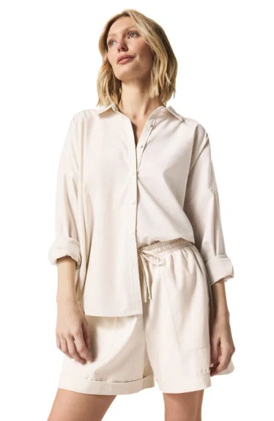 Splendid X @cellajaneblog Pull-on Poplin Shorts