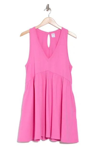 Melrose And Market V-neck Tank Dress In Pink
