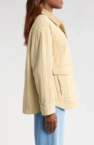 Pistola Cecile Star Print Quilted Denim Jacket