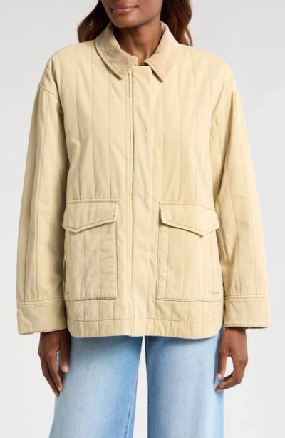Pistola Cecile Star Print Quilted Denim Jacket