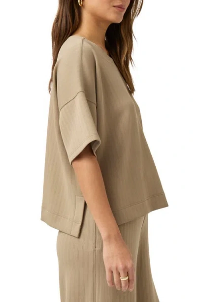 Splendid X Cellajaneblog Oversize Rib Scuba T-shirt