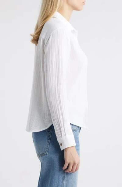 Beachlunchlounge Cameletta Cotton Gauze Button-up Shirt