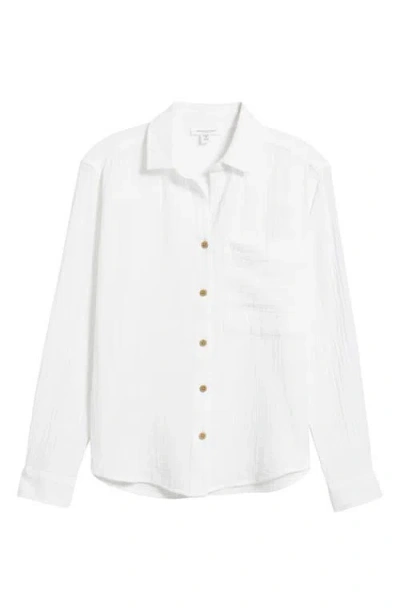 Beachlunchlounge Cameletta Cotton Gauze Button-up Shirt