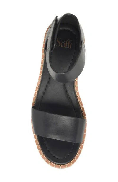 Söfft Ripley Ankle Strap Platform Wedge Sandal