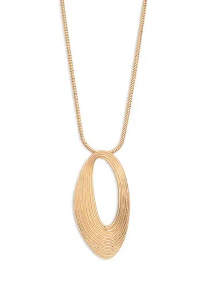 Nordstrom Rack Oval Pendant Necklace