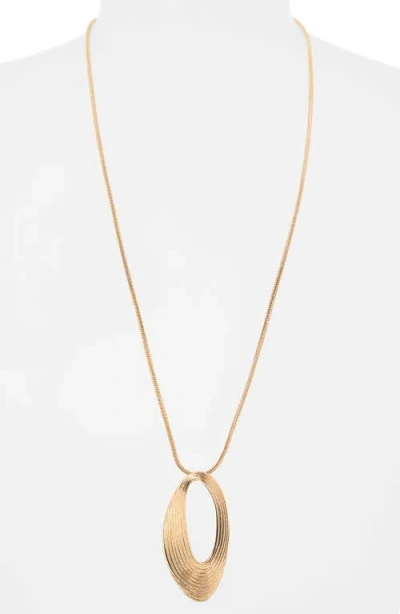 Nordstrom Rack Oval Pendant Necklace