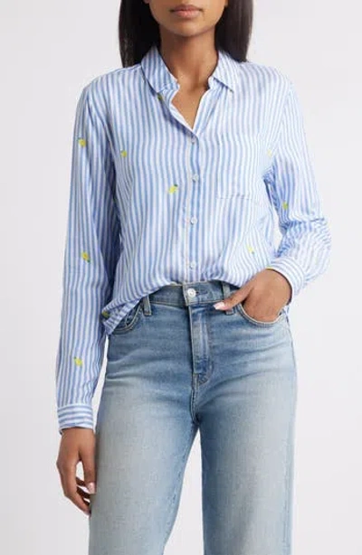 Beachlunchlounge Caitlin Embroidered Shirt