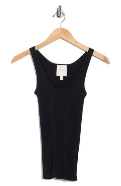 Twp Second Base Wool Tank In Black