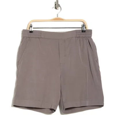 Elie Tahari Elastic Waist Shorts In Brown