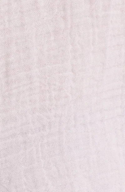 Beachlunchlounge Cameletta Cotton Gauze Button-up Shirt In Pink