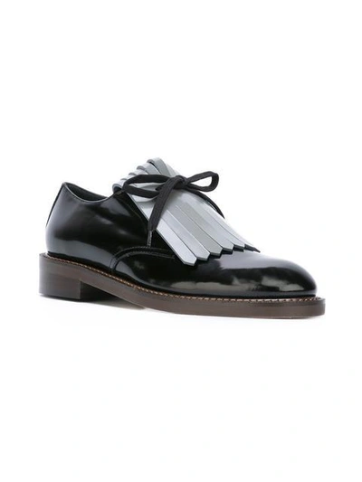 Shop Marni Fringed Loafers