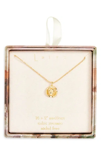 Leith Cz Cowboy Hat Pendant Necklace