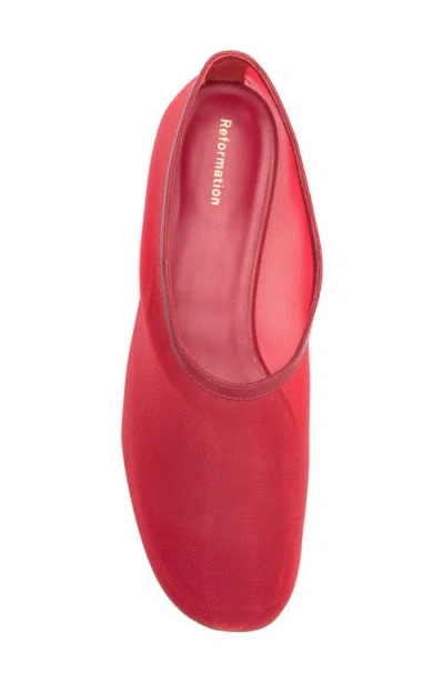 Reformation Britt Mesh Ballet Flat