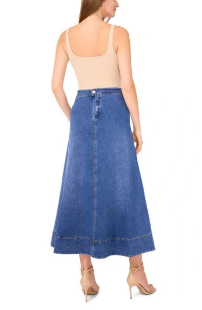 Parker The Fern Denim Midi Skirt In Blue