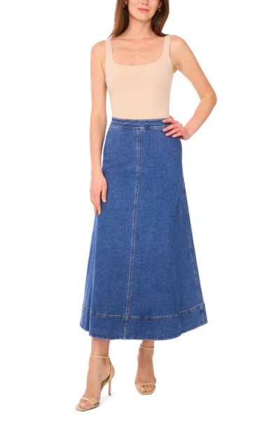 Parker The Fern Denim Midi Skirt In Blue