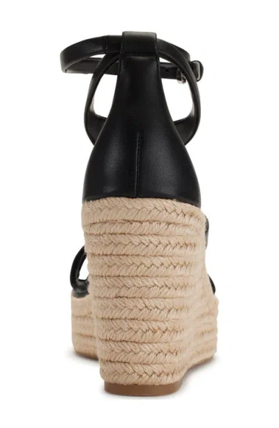 Dkny Maryn Womens Embellished Faux Leather Platform Sandals In Black