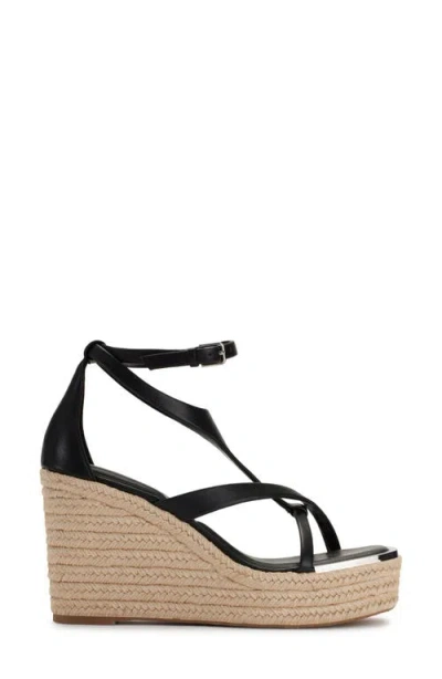 Dkny Maryn Womens Embellished Faux Leather Platform Sandals In Black