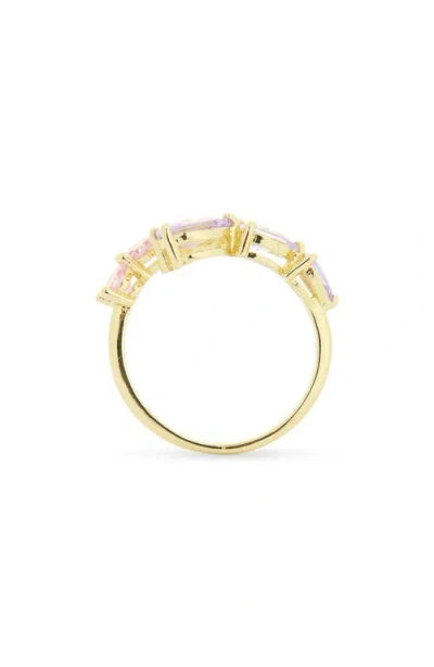 Covet Mixed Crystal Bypass Ring