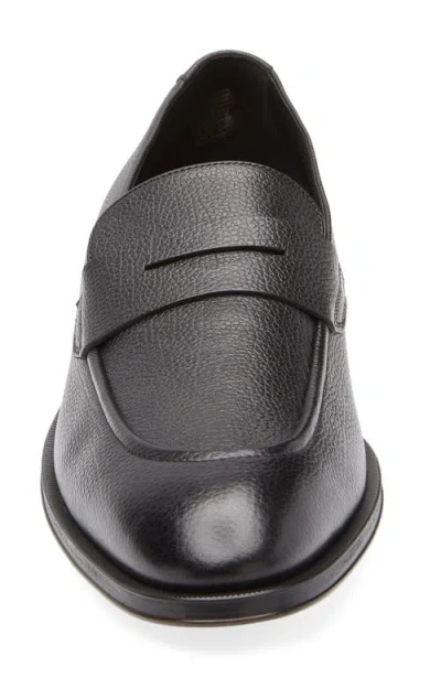 Hugo Boss Boss Derreck Penny Loafer In Black