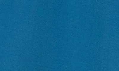 Eileen Fisher Notch Lapel Silk Blazer In Blue