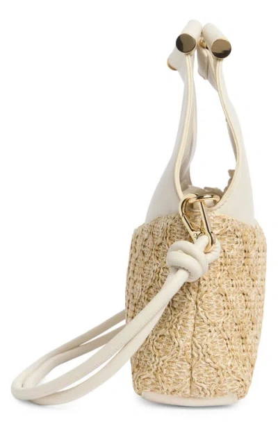 Steve Madden Foldover Raffia Handbag