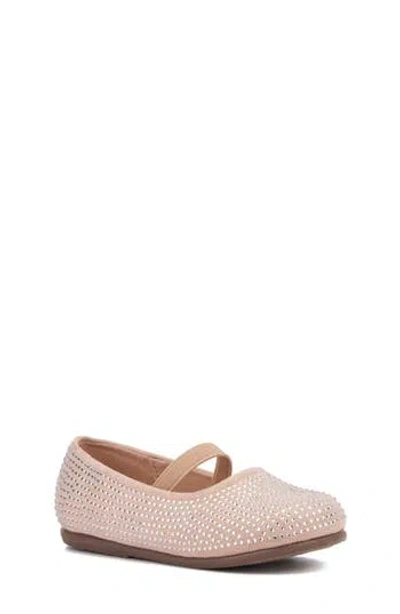 Olivia Miller Kids' Moon Light Mary Jane Flat In Pink