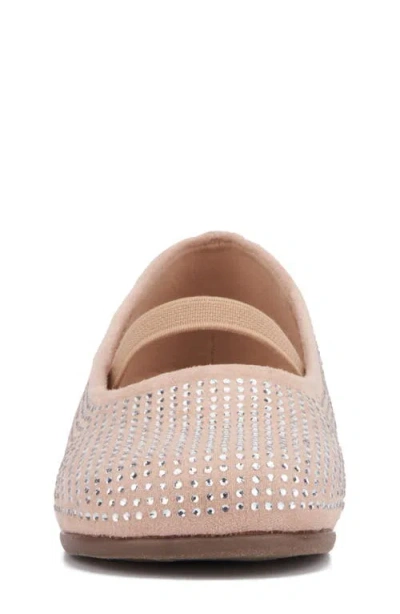 Olivia Miller Kids' Moon Light Mary Jane Flat In Pink
