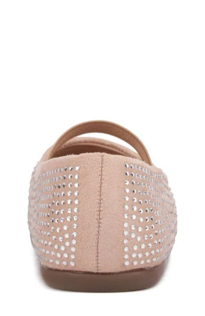 Olivia Miller Kids' Moon Light Mary Jane Flat In Pink