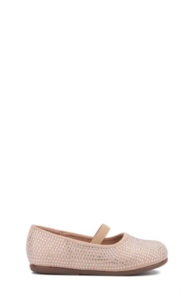 Olivia Miller Kids' Moon Light Mary Jane Flat In Pink
